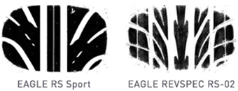 EAGLE RS SPORTとEAGLE REVSPEC RS-02のパターンデザイン。